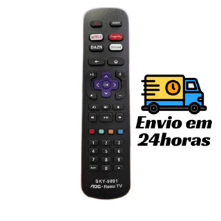 CONTROLE ROKU TV AOC SMART 4K