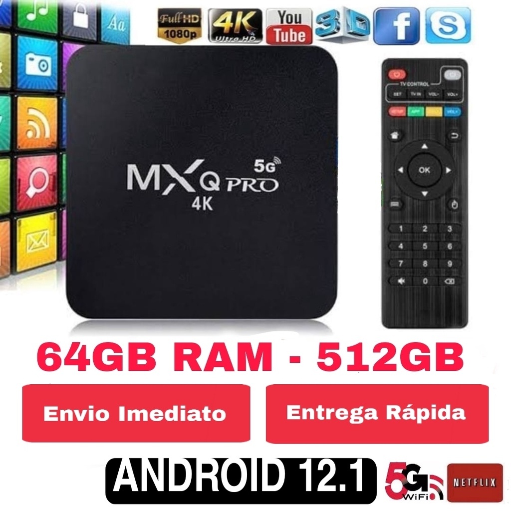 *modelo 2024* Aparelho Conversor SMART TV para transformar sua TV comum em smart último lançamento box