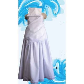 ROUPA DE CANDOMBLÉ DE UMBANDA CONJUNTO C/ 3 PÇS TECIDO OXFORD.