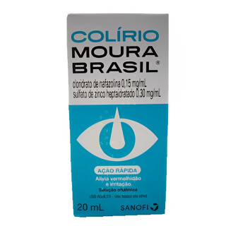 Colírio Moura Brasil Solução Oftálmica Caixa 20ml - Sanofi