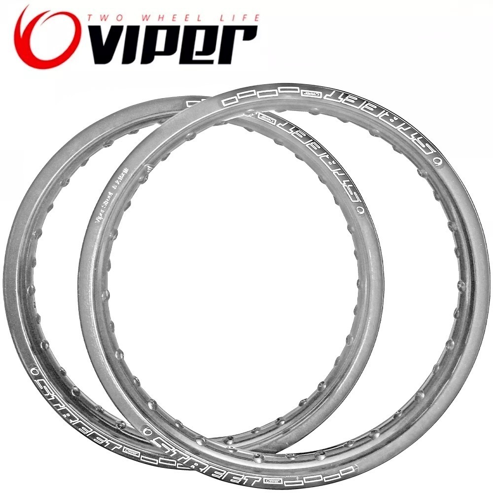 Aro Viper Bros Xre 190 Crosser 2.15x17 + 1.85x19 Street Alumínio