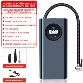 Bomba inflável portátil Inflador sem fio bomba de ar de bicicleta, motocicleta, carro, iate, barco