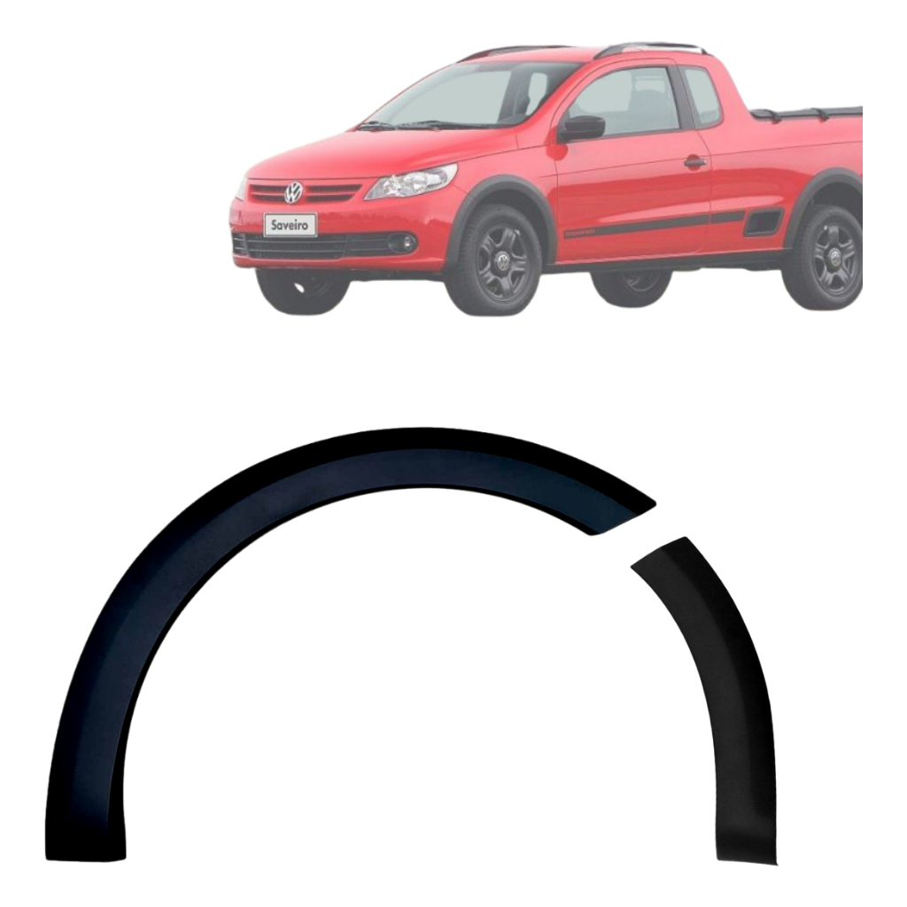 Acabamento (KIT) Para-Choque + Para-Lama Dianteiro SAVEIRO G5 2010 2011 2012 2013 - Exceto Cross