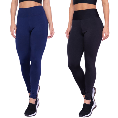 Kit 2 Calça Leg Legging Suplex Aumenta Bumbum Tecido Grosso Premium Promoção 6x/Sem Juros Envio Imediato em Oferta na Shopee