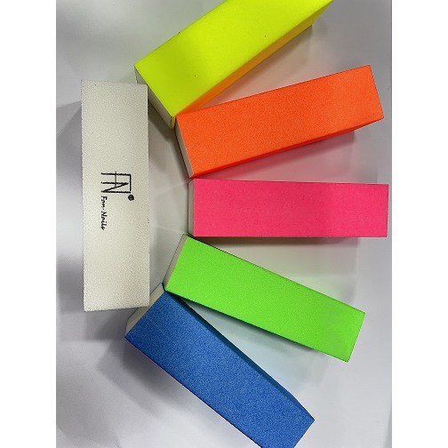 Lixa de Unha Bloco Polidora Esponja Manicure Pedicure Magico - cores sortidas Unidade
