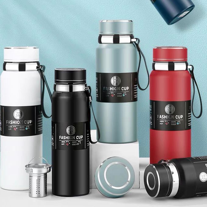 Garrafa Térmica 800ml Inteligente Sensor De Temperatura Digital Led de Tampa Aço Inox Café Água Quente Gelado