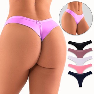 kit com 6 Calcinhas Fio Duplo Plus Size do P ao XGG Em Tecido Leve Confortável não Marca Roupa na promoção!!