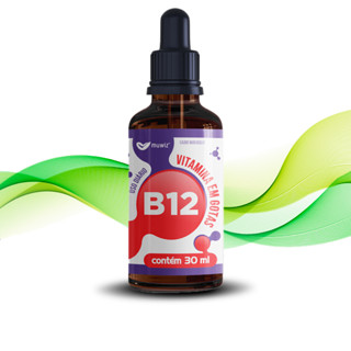 Vitamina B12 em Gotas Muwiz 30ml (Sabor Maracujá) - Envio Express