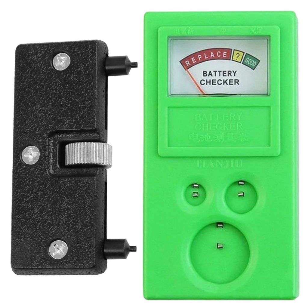 FERRAMENTAS PARA RELÓGIO MEDIDOR BATERIA + CHAVE SACA FUNDO