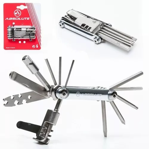 Chave Canivete Ciclista Bike Absolute Com 12 Funções Corrent em Oferta na Shopee