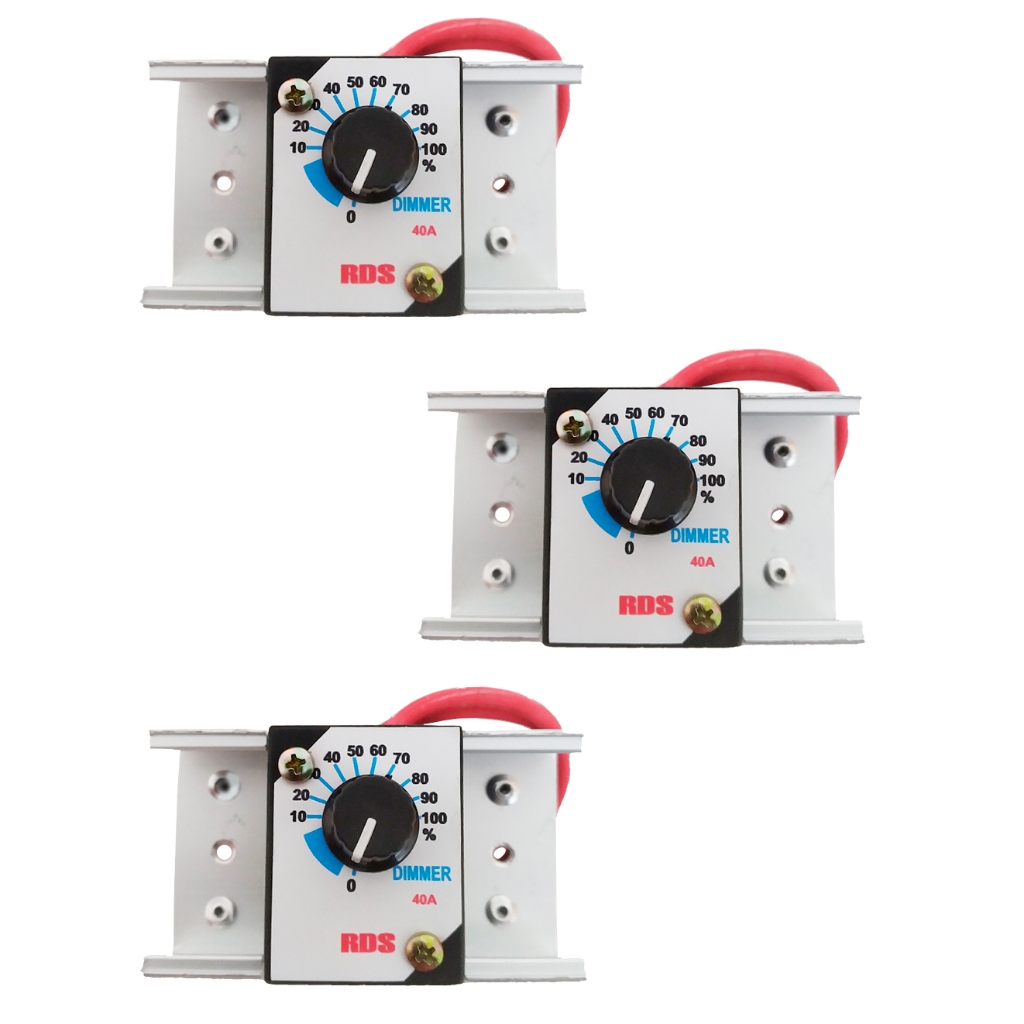3 Peças Variador motores, exaustores Dimer 6000w 40a Controle voltagem