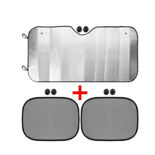 Kit Protetor De Parabrisa Tapa Sol Veicular Painel + Lateral