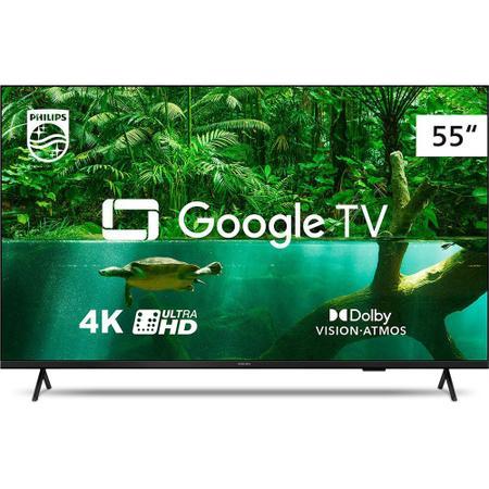 Smart TV 55PUG7408/78 55 Polegadas 4K UHD Google TV Philips