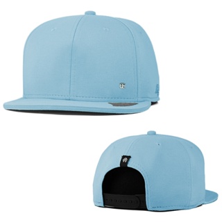 Boné Anth co Bn Azul Claro Aba Reta Aberto Com Ajuste Snapback em Oferta na Shopee