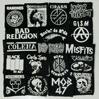Patch Hardcore Punk, Crossover, D-Beat e Horror - Patches logo silk serigrafia