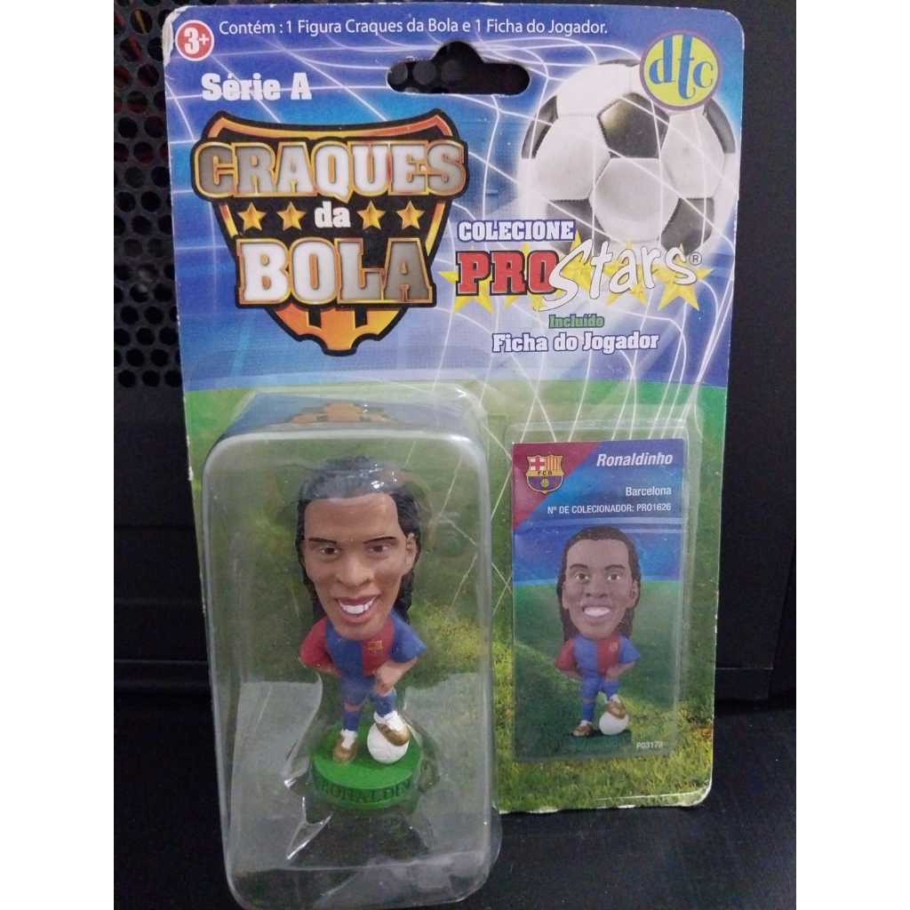 Mini craques Ronaldinho Gaucho - Barcelona Craques da Bola - Blister Raro