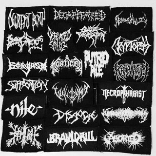 Patch Technical, Brutal Death Metal e Slam - Patches logo silk serigrafia