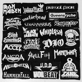 Patch Heavy, Speed e Power Metal - Patches logo silk serigrafia