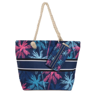 Nova bolsa de praia de verão feminina bolsa de ombro 7 estampas requintadas