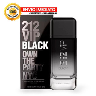 Perfume Importado 212 Vip black Masculino 100ml