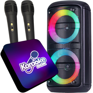 Karaoke Box Original Profissional Com Pontuação Modo Crédito e Livre em Oferta na Shopee