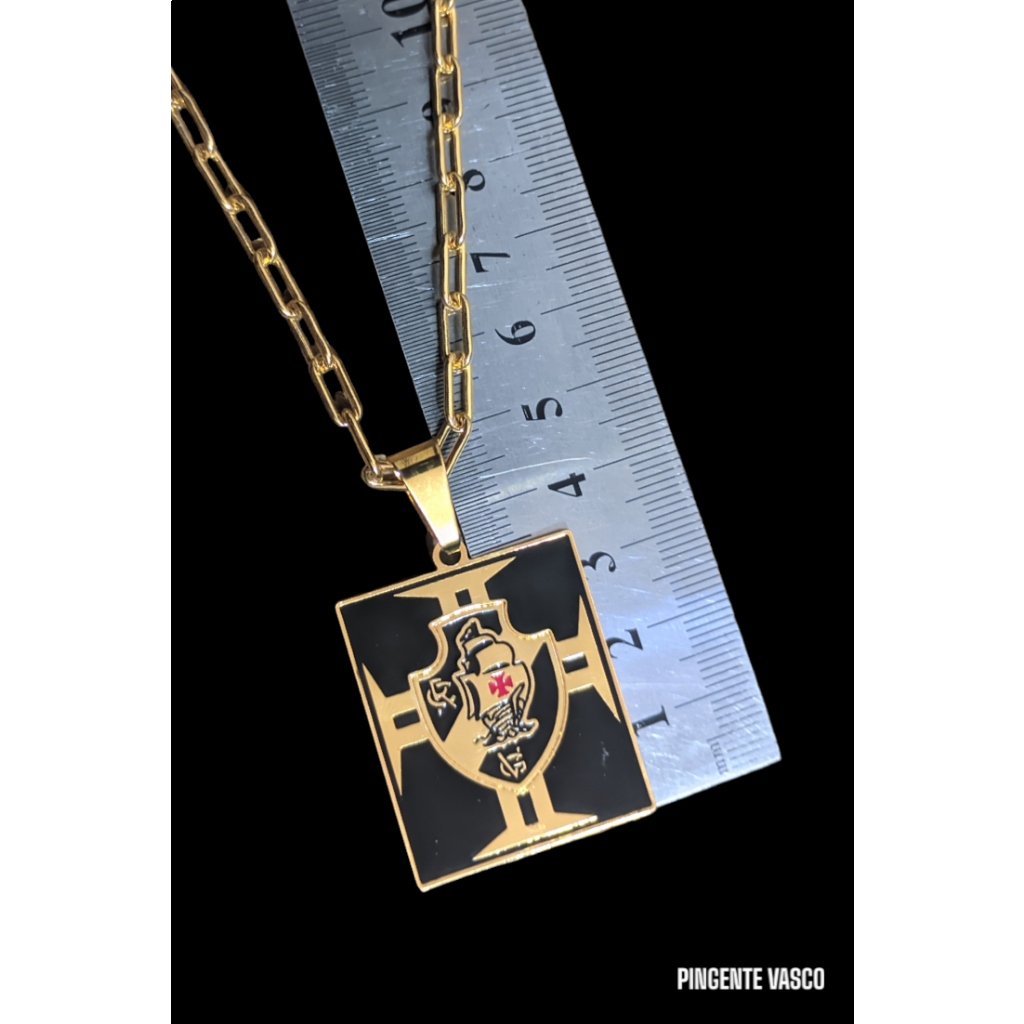 Pingente Vasco Banhada Ouro 18K