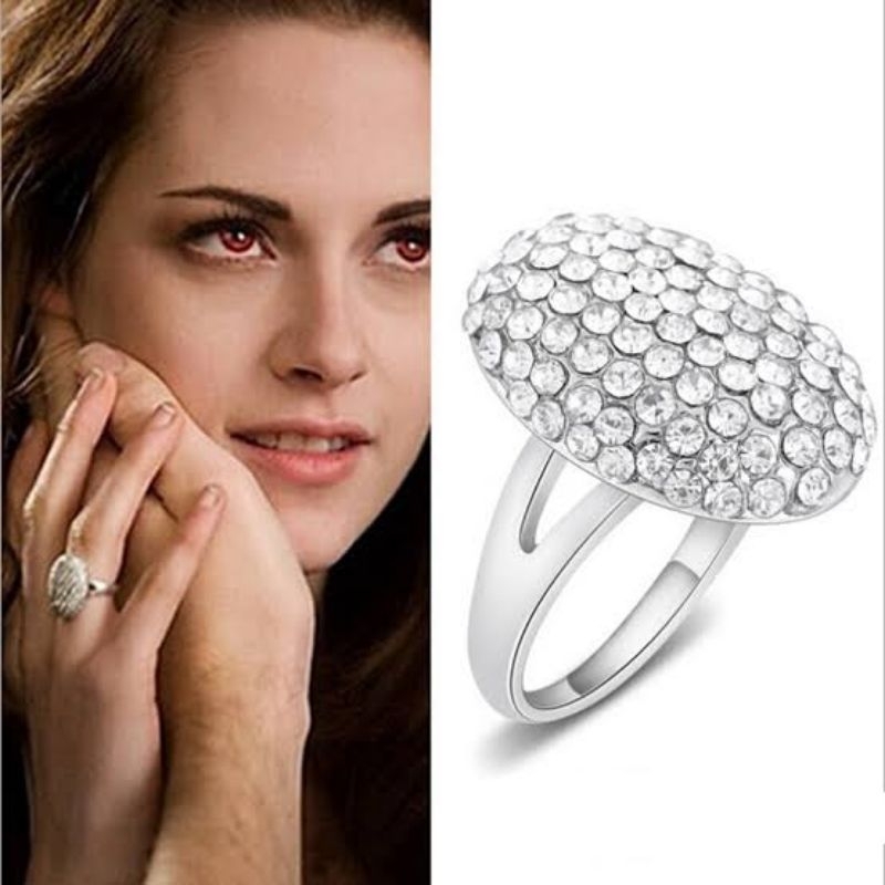Anel De Casamento Twilight Bela Noivado Bella Swan Prata Crepúsculo Em Zircônia Cúbica Decorativa em Oferta na Shopee