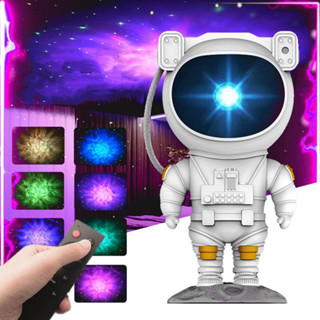 Galaxy Star Projetor Starry Sky Astronauta Luz Da Noite Lâmpada Home Room Decor Quarto Decorativo Luminárias Presente