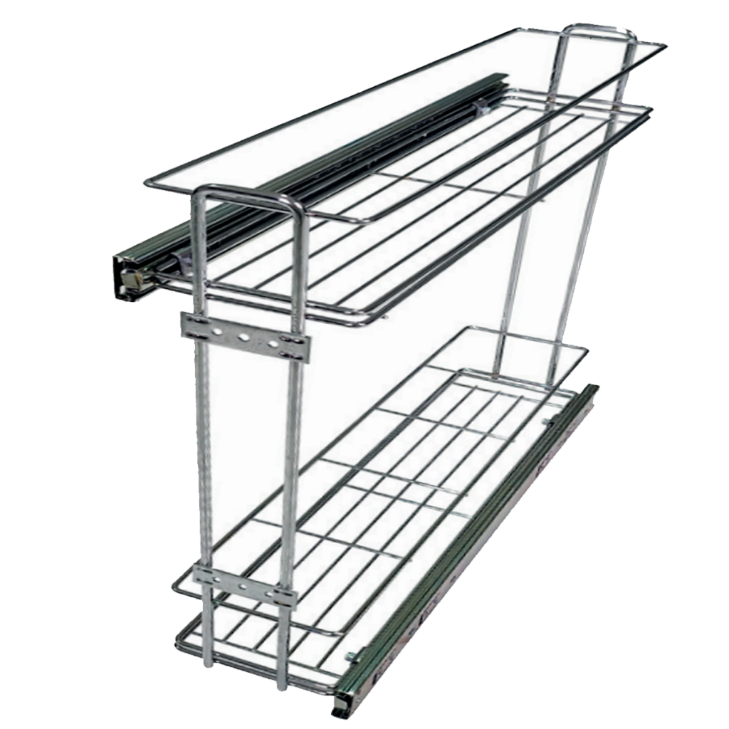 Porta Tempero Latas/óleo Duplo Corrediça Jomer 100x440x450mm 0761  Porta Condimentos