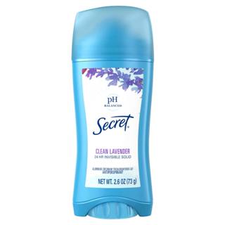 Desodorante Secret Invisible Solid 24h Importado 73g