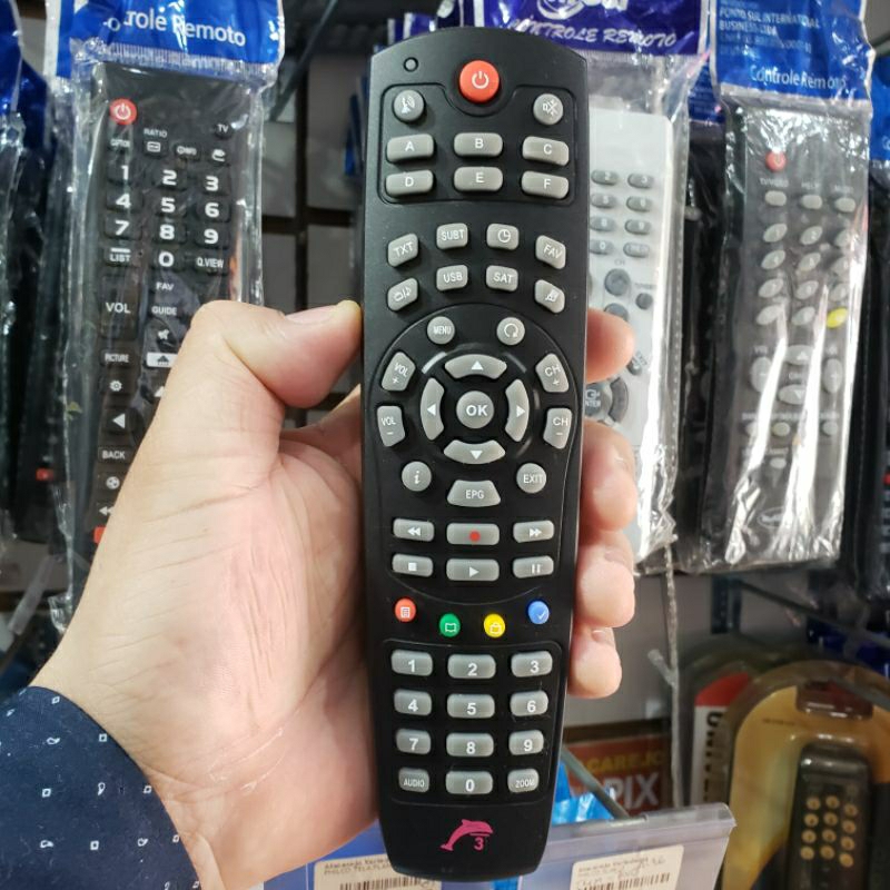 Controle Receptor Toconsat Multi V S928 GS200 GIGA[B] Todos MG2 MG3 S1001 S1005 GS111 GS300 TS-Duplo