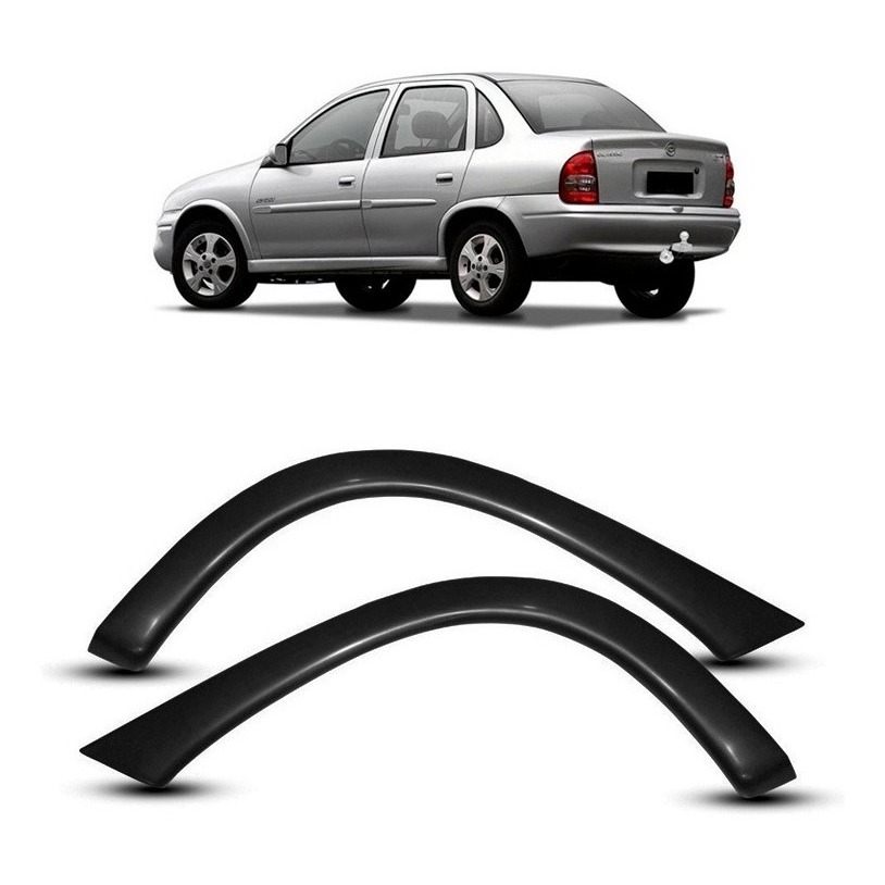 Acabamento Para-Lama Traseiro CORSA SEDAN até 1991 CLASSIC até 2009  - C/Fixadores