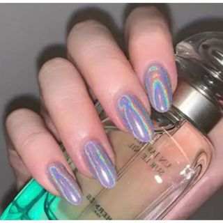 kit com 3 Pó Cromado Holográfico Pigmento Nail Art em Oferta na Shopee