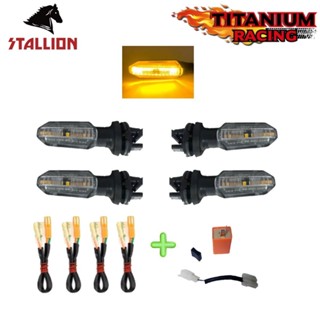 Kit de Pisca Seta de Led Com Adaptador Plug E Rele Regulavel Twister 2021 4 Unidades