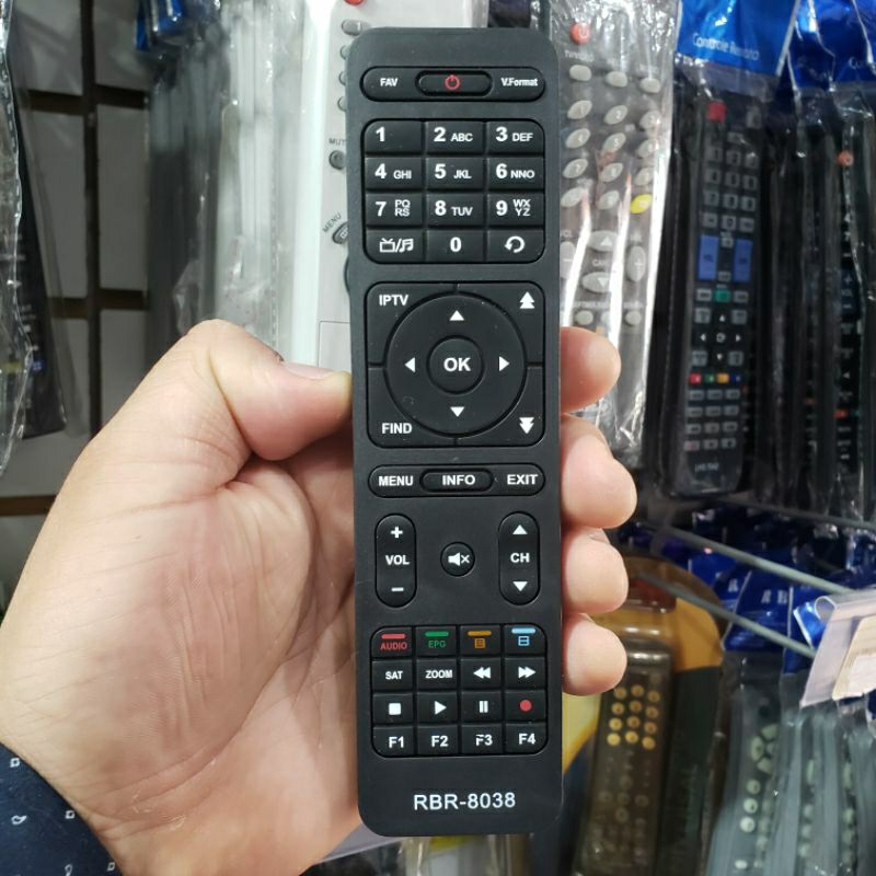 Controle Remoto Para Receptor Tocon Sat RBR-8038