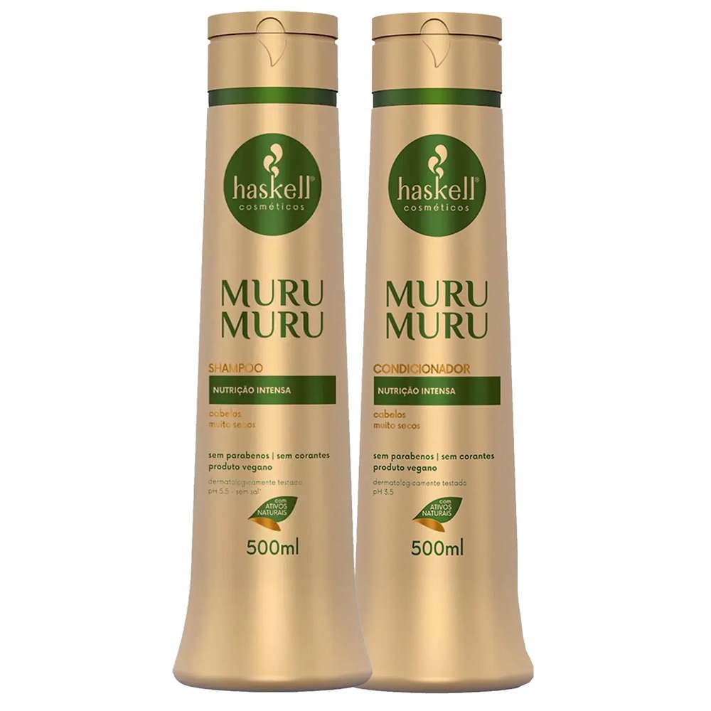 Kit Haskell Murumuru Shampoo + Condicionador 500ml