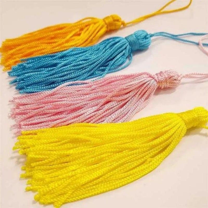 Pingente Tassel De Seda - 10 unidades - Varias Cores em Oferta na Shopee