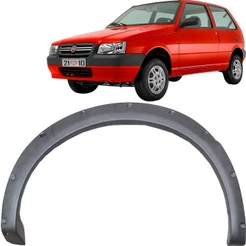 Acabamento Para-Lama DIANTEIRO UNO WAY 2004/2013 - (CINZA) - Modelo Antigo