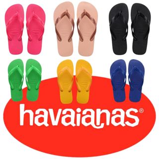 Chinelo Sandália Havaianas Unissex Top Branco Rosa Ballet Original