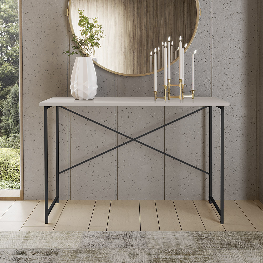 Aparador Steel 76 cm Estilo Industrial com Pés em Aço em Oferta na Shopee