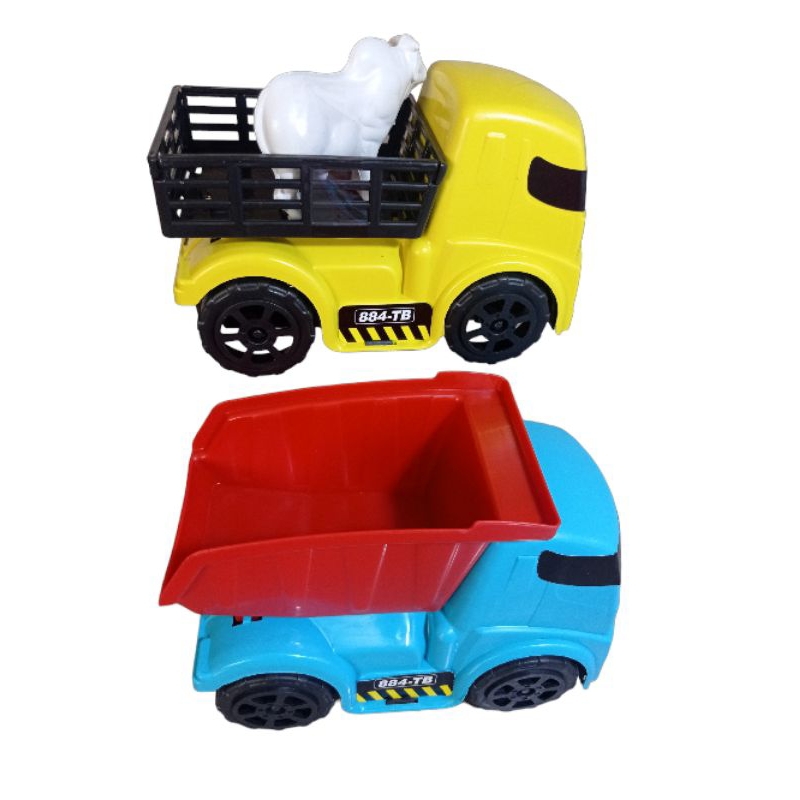 KIT  Caminhão Com Caçamba altimar + caminhao boiadeiro De Brinquedo Infantil Altimar