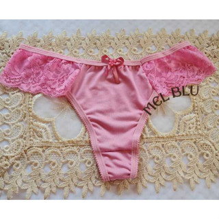 KIT 5 Calcinhas Fio Tanga Com Detalhes Renda Lingerie Conforto