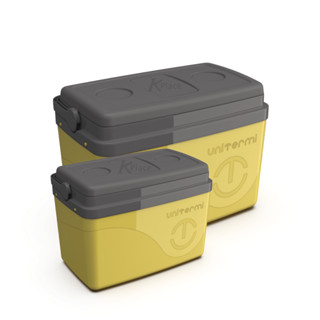 Kit 2 Caixas Térmica Cooler Floripa 7,5L e 15L C/ Alça Várias Cores - Unitermi