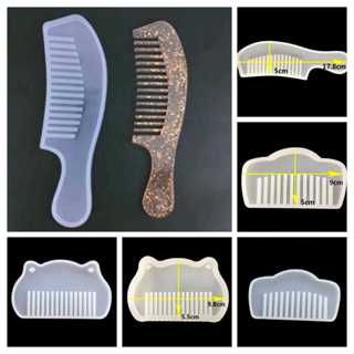 Molde de Silicone em Formato de Pente / Molde para Resina Epóxi em Oferta na Shopee