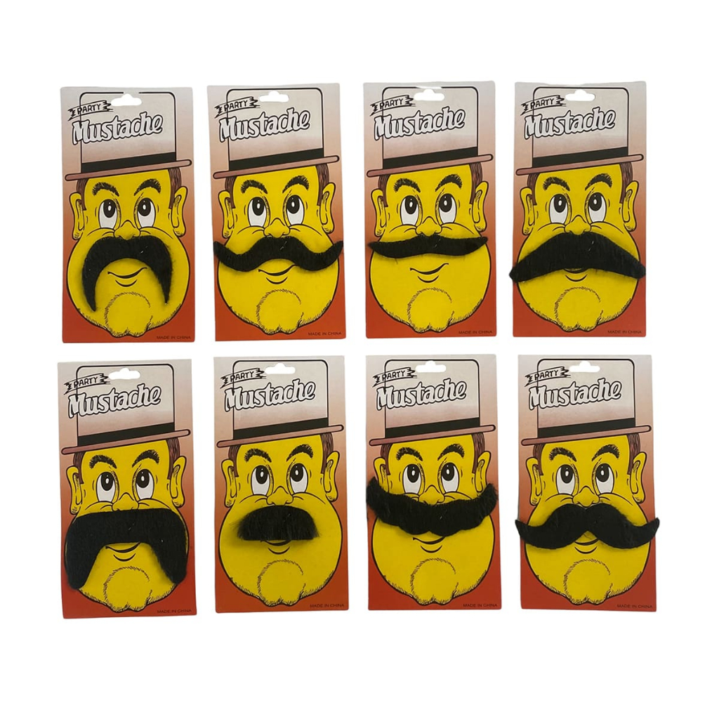 Bigode Postiço Bigodinho Falso Mustache Realista Festas Envio Imediato