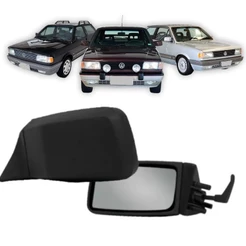 Retrovisor Gol Parati Voyage Saveiro 87/94 C/Controle - Quadrado Unidade ou Par