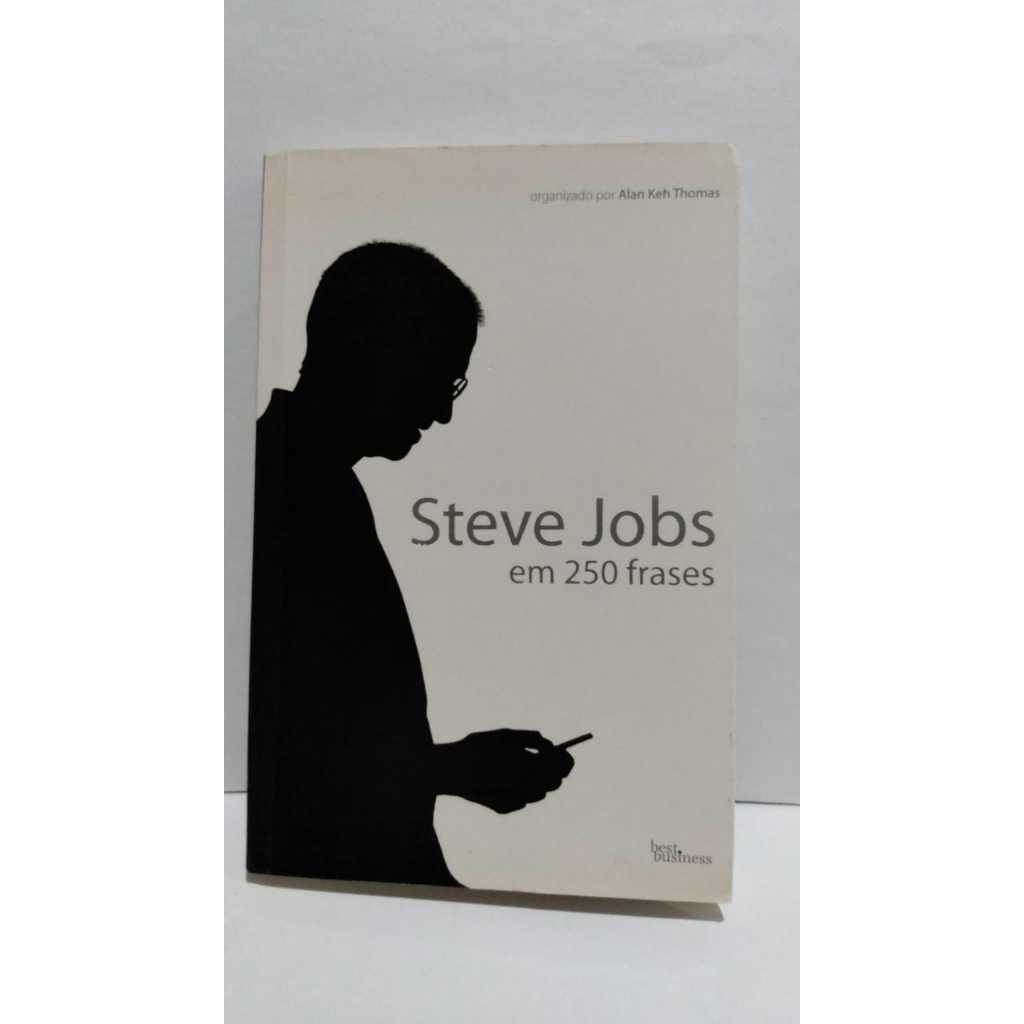 Livro Steve Jobs em 250 frases informática tecmnologia autoajuda