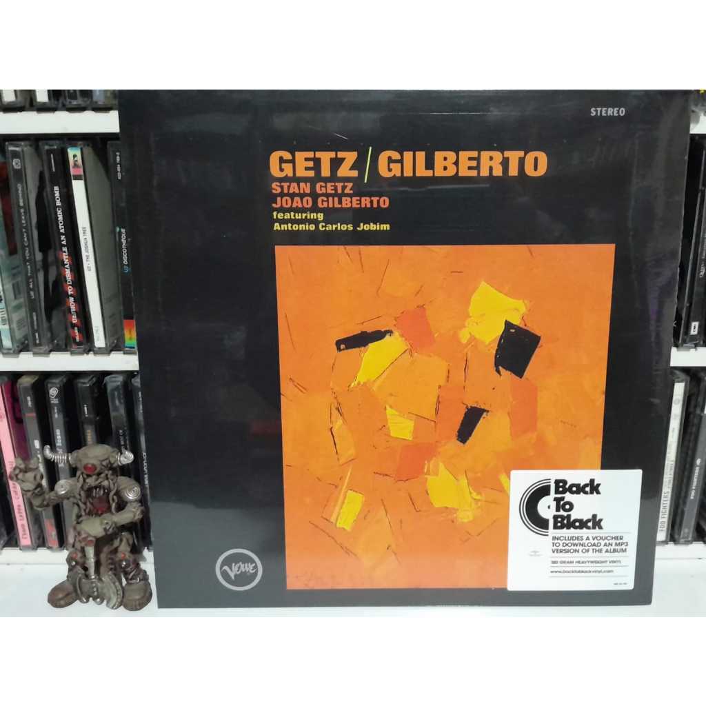 LP DISCO DE VINIL -STAN GETZ E JOAO GILBERTO-GETZ /GILBERTO - LACRADO -180 GRAMAS