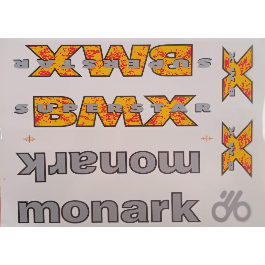 ADESIVOS PARA BICICLETAS MONARK BMX