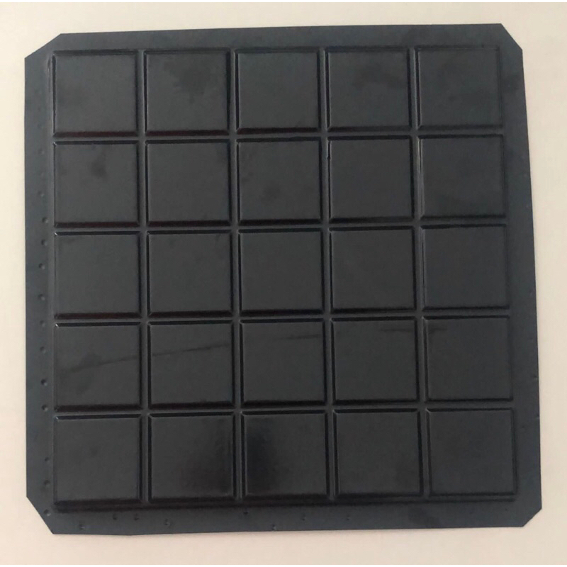 4 Moldes Formas em Abs 3D (Ladrilho 33x33x2,5cm Piso Xadrez 25 quadros)